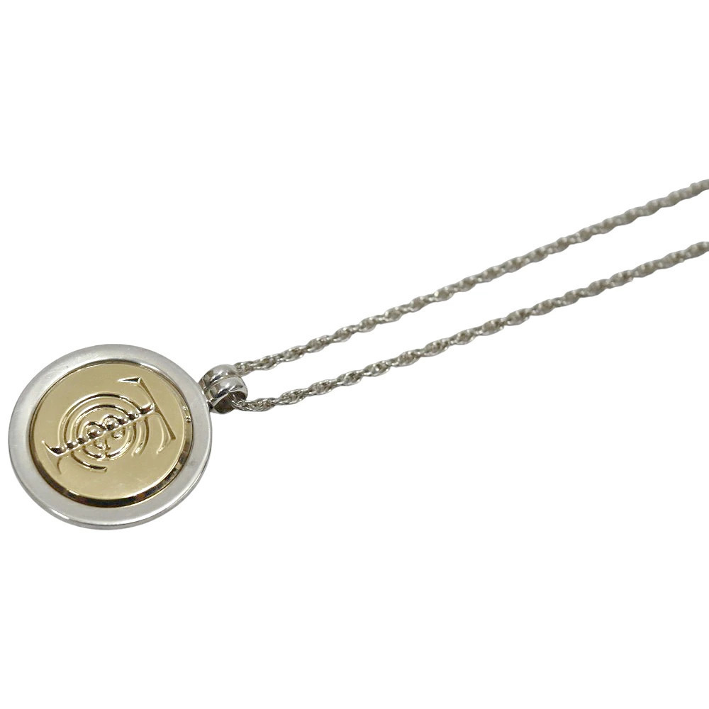 Tiffany Co Tc Coin Pendant Necklace Yellow Gold